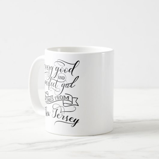 ニュージャージーから来た全来ての良き完璧な少女 コーヒーマグカップ (正面左)