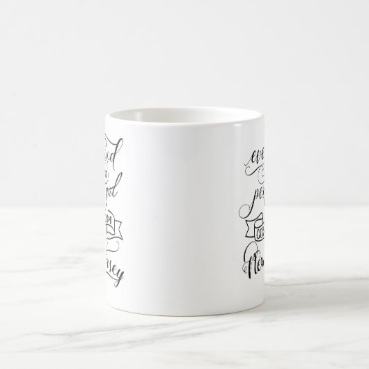 ニュージャージーから来た全来ての良き完璧な少女 コーヒーマグカップ (中央)