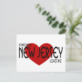 ニュージャージーにいる誰かが私を愛している ポストカード (スタンド正面)