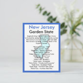ニュージャージーについて ポストカード (スタンド正面)