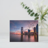 ニュージャージーのはがきからの挨拶 ポストカード (スタンド正面)