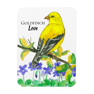 ニュージャージーのアメリカのGoldfinch愛の州鳥 マグネット