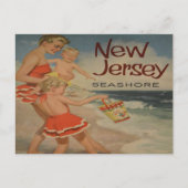 ニュージャージーのショアヴィンテージ観光客休暇はがき ポストカード (正面)