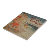 ニュージャージーのショアヴィンテージ観光客休暇 タイル (側面)