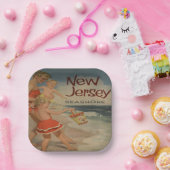 ニュージャージーのショアヴィンテージ観光客休暇 ペーパープレート (パーティー)