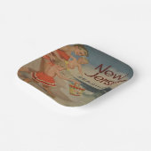 ニュージャージーのショアヴィンテージ観光客休暇 ペーパープレート (傾斜あり)