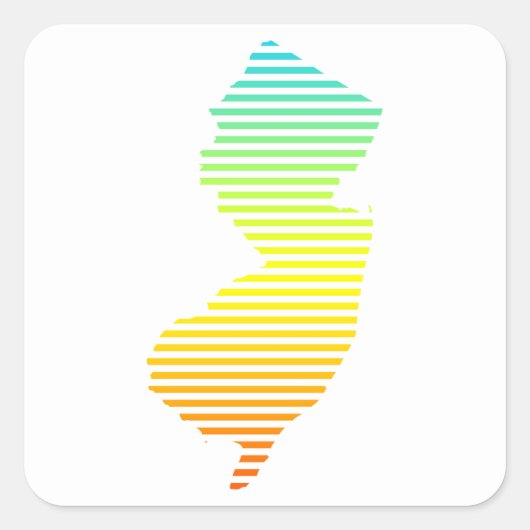 ニュージャージーのチルフェード スクエアシール (正面)