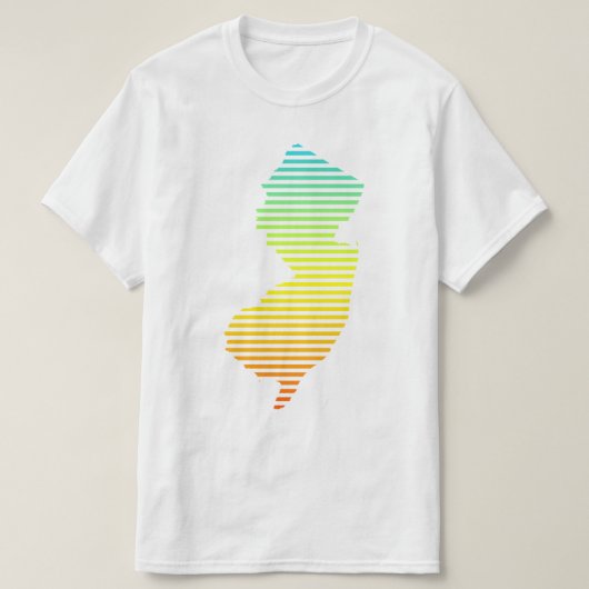 ニュージャージーのチルフェード Tシャツ (デザイン正面)