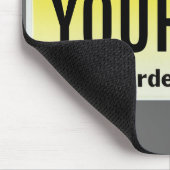 ニュージャージーのナンバープレートのマウスパッド マウスパッド (コーナー)