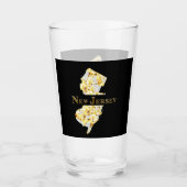 ニュージャージーのビールグラス タンブラーグラス (正面)