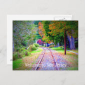 ニュージャージーのポストカードへようこそ ポストカード (正面/裏面)