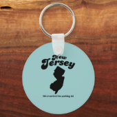 ニュージャージーのモットー – 駐車場を発明した キーホルダー (正面)