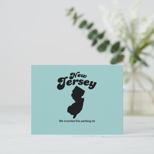 ニュージャージーのモットー – 駐車場を発明した ポストカード (スタンド正面)