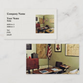 ニュージャージーのワンルームスクールハウス 名刺 (正面/裏面)