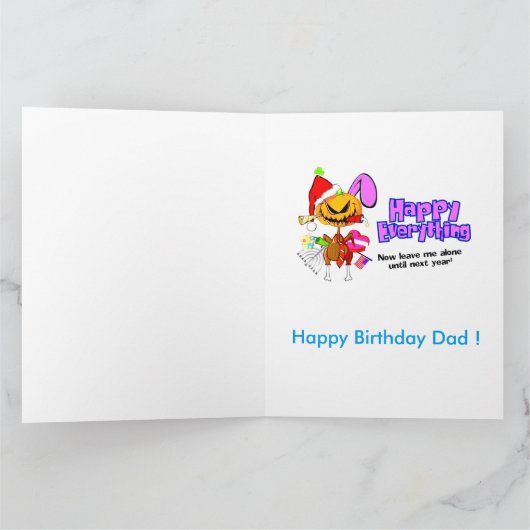 ニュージャージーの中央青い彗星の列車の挨拶状 カード (内部)