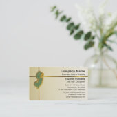 ニュージャージーの地図名刺 名刺 (スタンド正面)