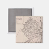 ニュージャージーの地図, 1812 マグネット (正面/裏面)