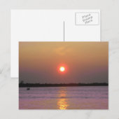 ニュージャージーの夕日 ポストカード (正面/裏面)