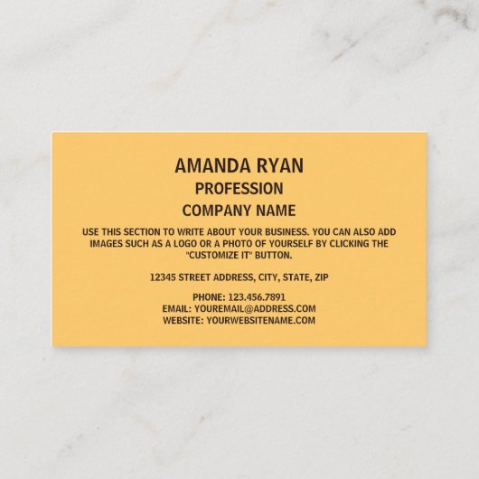 ニュージャージーの封印ニュージャージーの封印 名刺 (裏面)