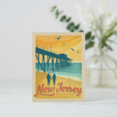ニュージャージーの海岸線 ポストカード (スタンド正面)