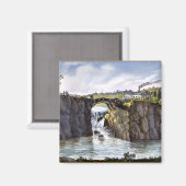 ニュージャージーの秋の過素晴らし去的な絵画 マグネット (正面/裏面)