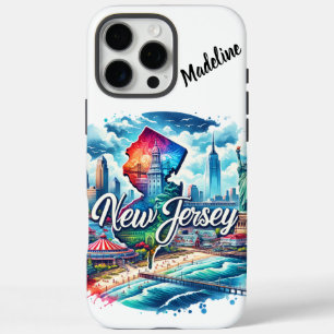ニュージャージーの鮮やか海岸沿いのアトラクション iPhone 16 PRO MAXケース