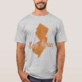 ニュージャージーのTシャツの州 Tシャツ (正面)