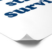 ニュージャージーは強い生き延び人だ ポスター (角)