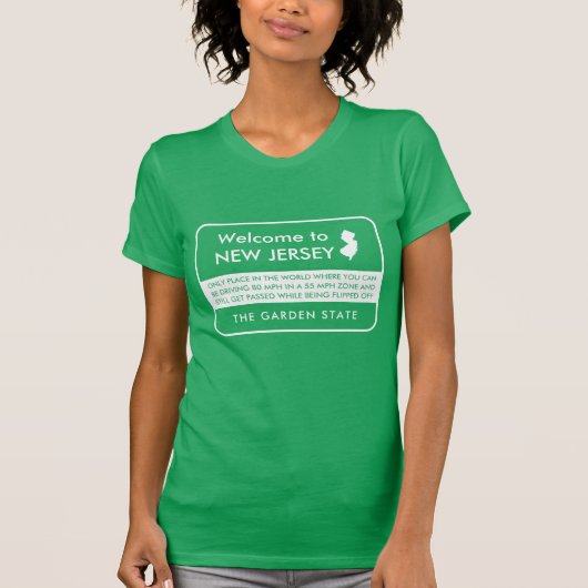 ニュージャージーへようこそ Tシャツ (正面)