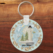 ニュージャージーシェルズライトハウス キーホルダー (正面)