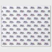 ニュージャージースターズアンドストライプズ州 ラッピングペーパー (フラット)