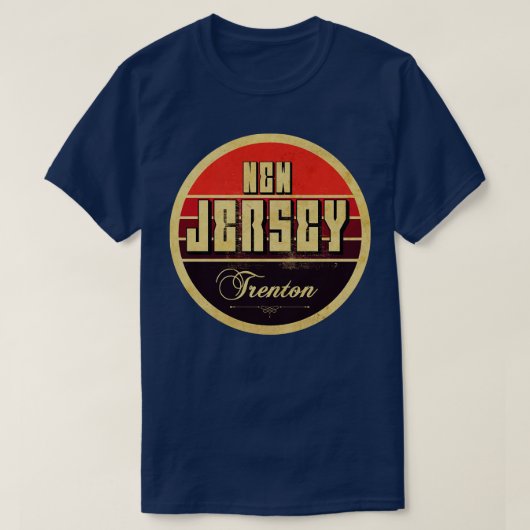 ニュージャージートレントンヴィンテージ Tシャツ (デザイン正面)