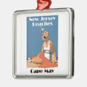 ニュージャージービーチ～ケープメイ メタルオーナメント (左)