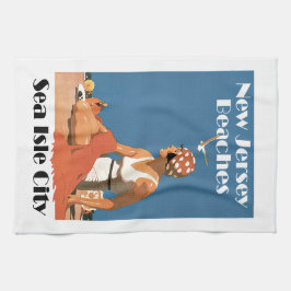 ニュージャージービーチ~シーアイルシティ キッチンタオル