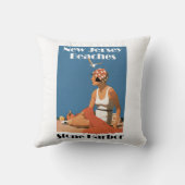 ニュージャージービーチ~ストーンハーバー クッション (裏面)