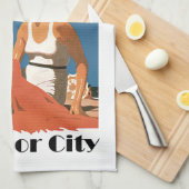 ニュージャージービーチ~ベントナーシティ キッチンタオル (四つ折り)