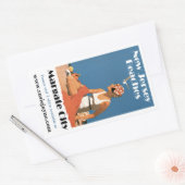 ニュージャージービーチ～マーガートシティ 長方形シール (封筒)