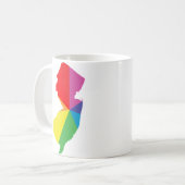 ニュージャージープライド。 コーヒーマグカップ (正面左)