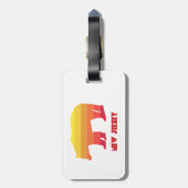 ニュージャージーベアーレインボー ラゲッジタグ (裏面縦)