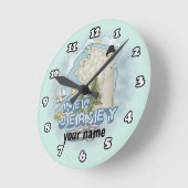 ニュージャージーライトハウス時計 ラウンド壁時計 (傾斜)