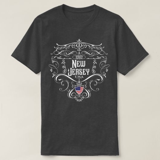 ニュージャージーヴィンテージデザイン1 Tシャツ (デザイン正面)