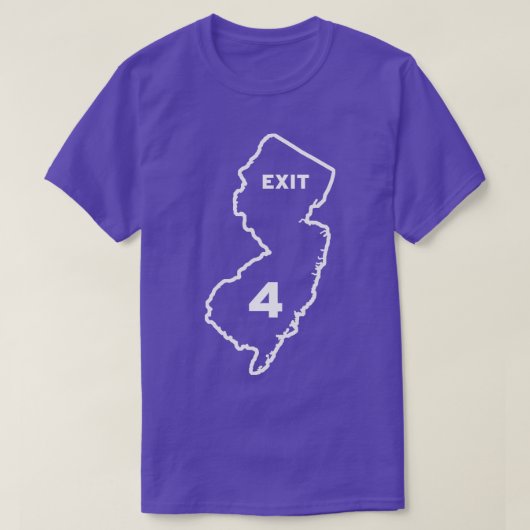 ニュージャージー出口4 Tシャツ (デザイン正面)
