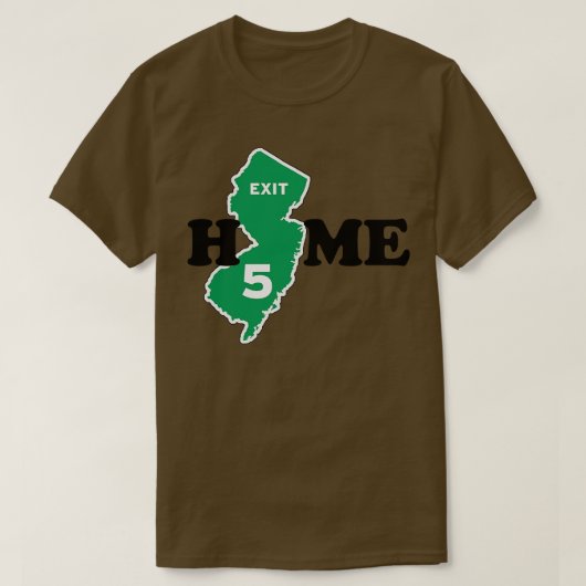 ニュージャージー出口5ホーム Tシャツ (デザイン正面)