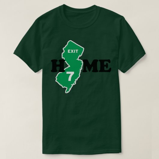 ニュージャージー出口7ホーム Tシャツ (デザイン正面)