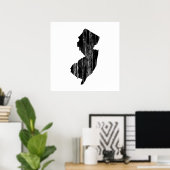 ニュージャージー動揺して州の概要 ポスター (ホームオフィス)