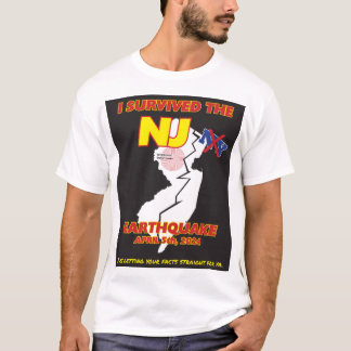 ニュージャージー地震を乗り越えた Tシャツ