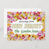 ニュージャージー州からのご挨拶 ポストカード (正面/裏面)