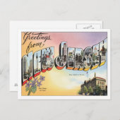 ニュージャージー州からのご挨拶 ポストカード (正面/裏面)