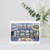 ニュージャージー州からのヴィンテージ挨拶 ポストカード (スタンド正面)