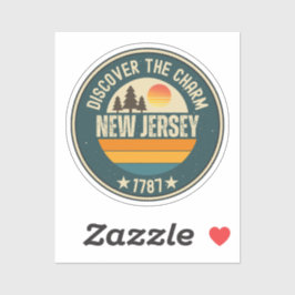  ニュージャージー州のお土産 - Love New Jersey  シール